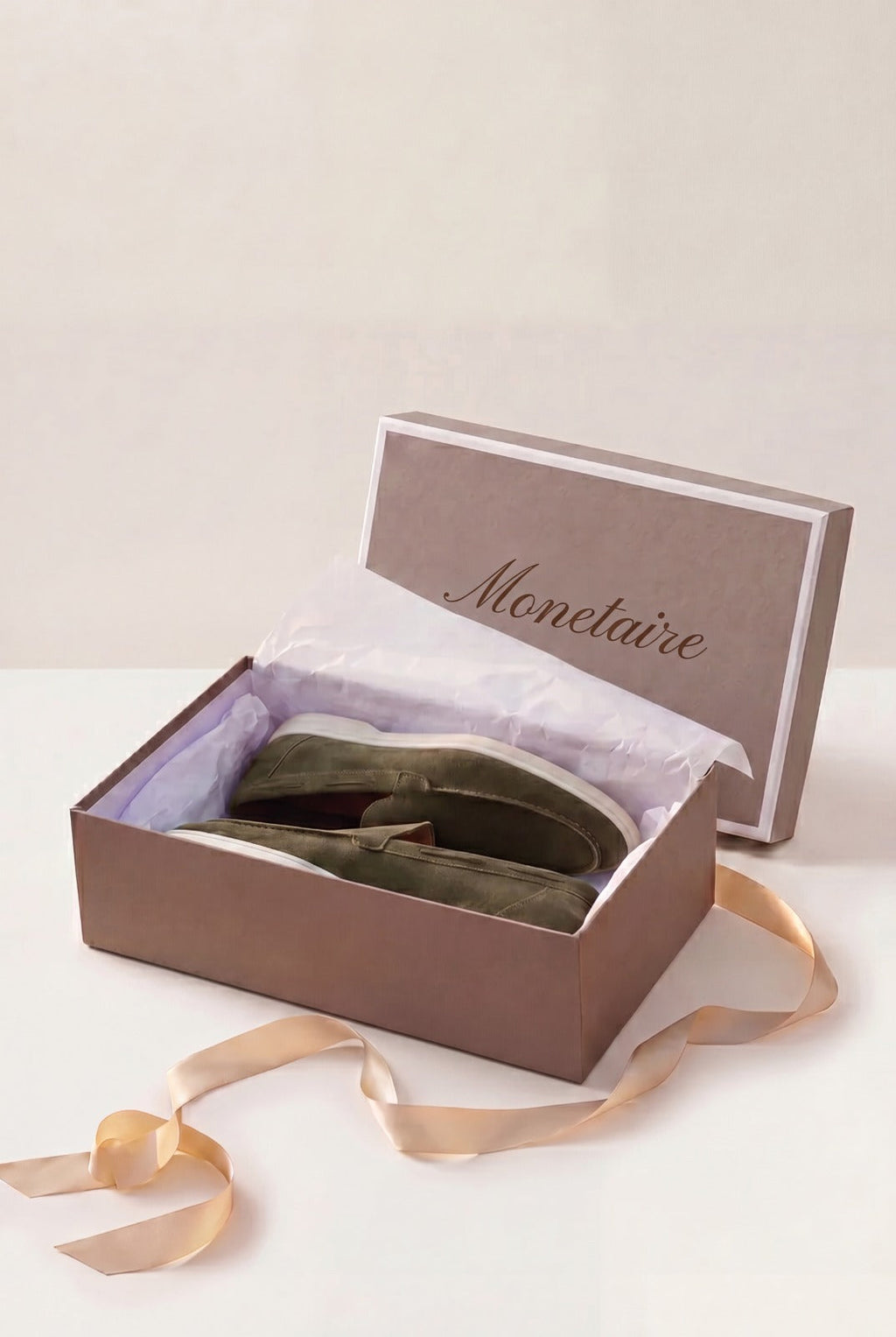 Amalfi Classic Suède Loafer Olive