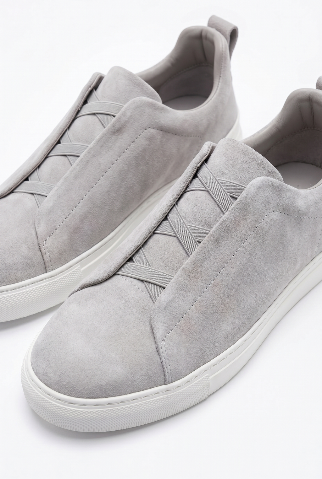 Monaco Suede Triple Stitch Sneaker Grey